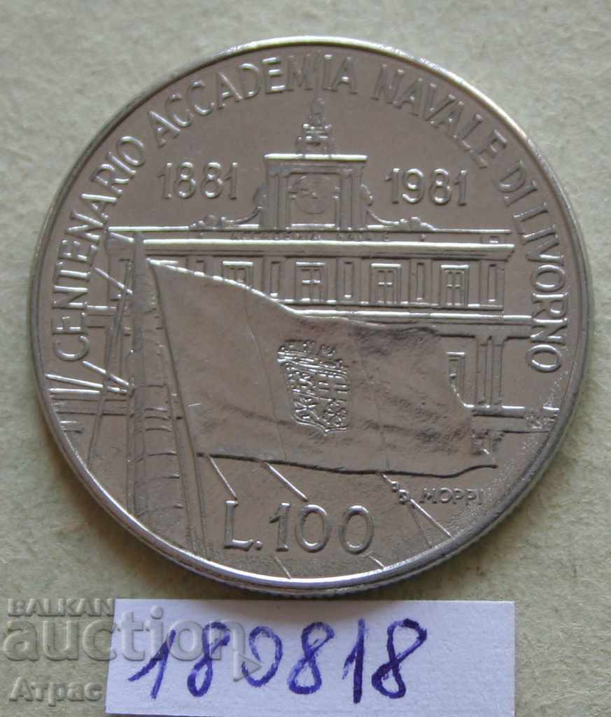 100 liras 1981 Italia