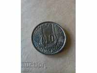 монета 10 франка френски Мадагаскар
