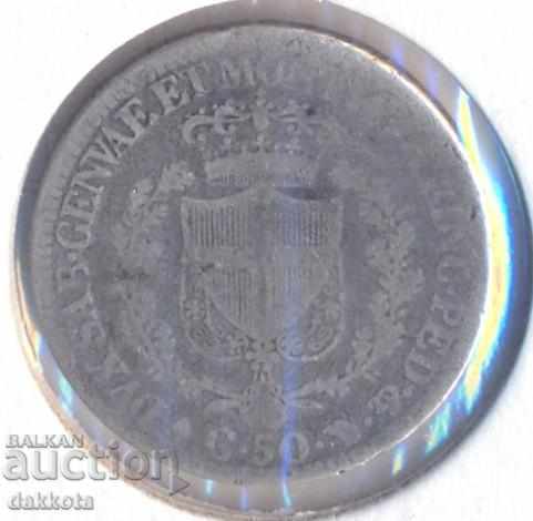 Σαρδηνία 50 λεπτά 1826, ασήμι, σπάνιο νόμισμα