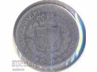 Сардиния 50 центесими 1826 година, сребро, рядка монета
