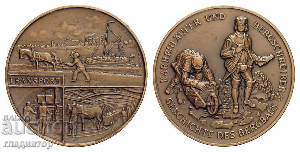Medalia germană mare - Transport - Minerit