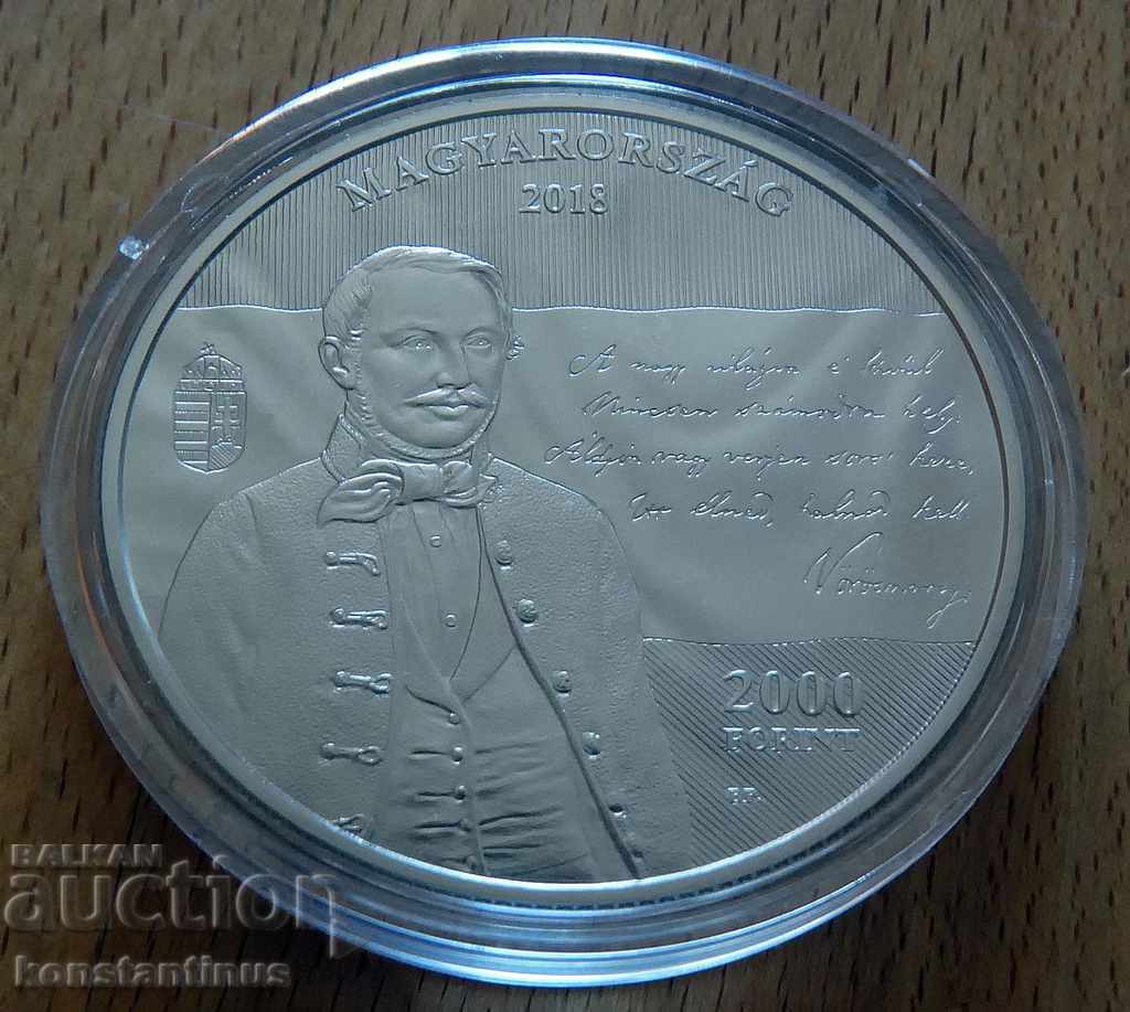 Ουγγαρία 2000 Forint 2018 XXL UNC 52,5 g 76 mm.