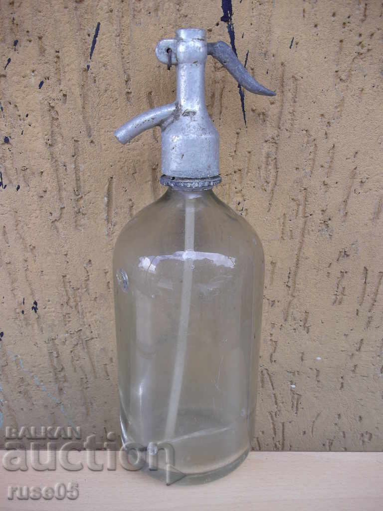 Sticlă veche pentru apă carbogazoasă / sodă / - 2