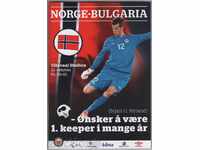 Football Program Norway-Bulgaria 2014