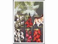 Чисти марки в малък лист Флора Цветя Орхидеи 2004 от Бурунди