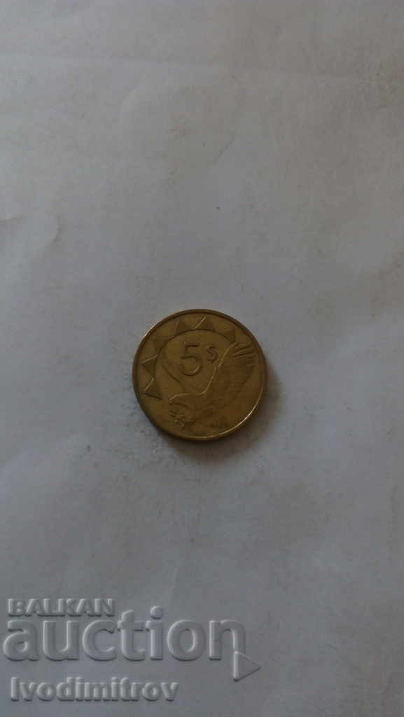 Намибия 5 долара 1993