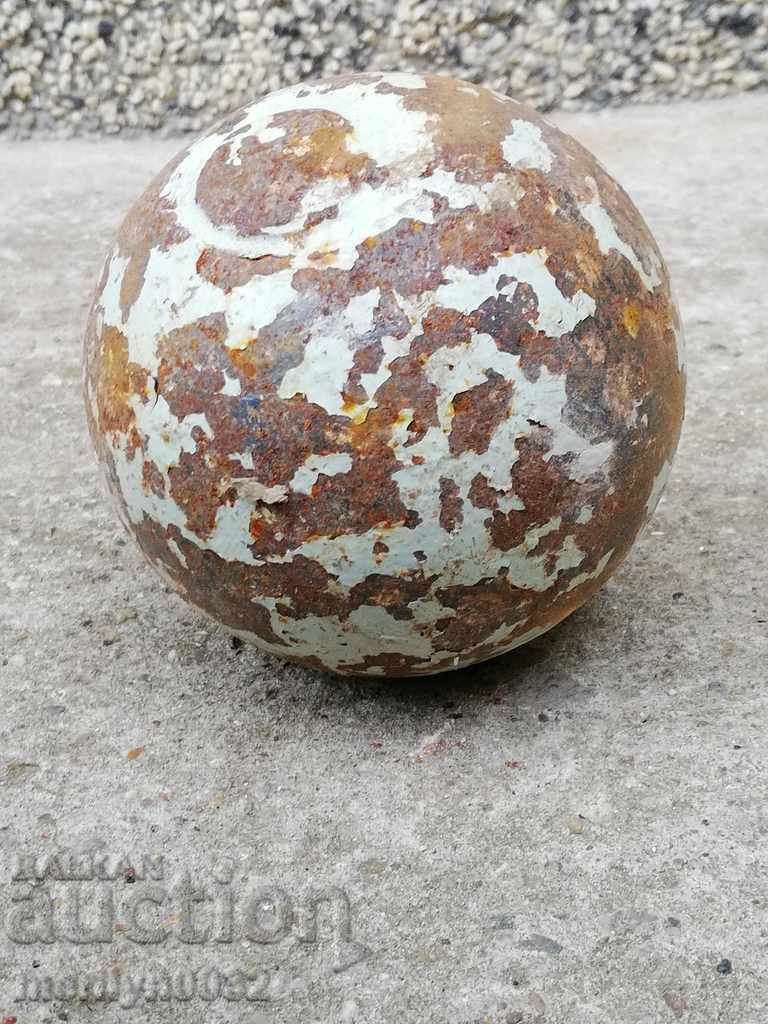 Old cannonball cannon mortar, bombard Crimean War RTOV - 5