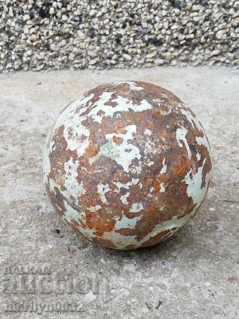 Old cannonball cannon mortar, bombard Crimean War RTOV