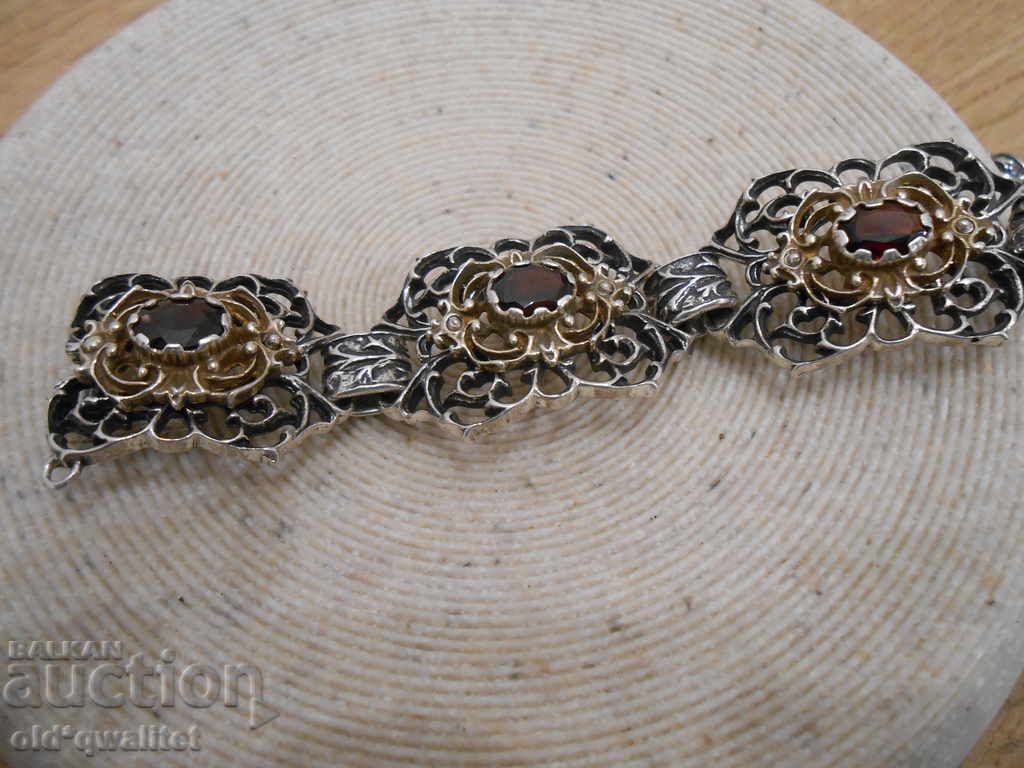 GORGEOUS jewelry BRACELET, Silver Garnet GORGEOUS jewelry BRACELET, Silver Garnet