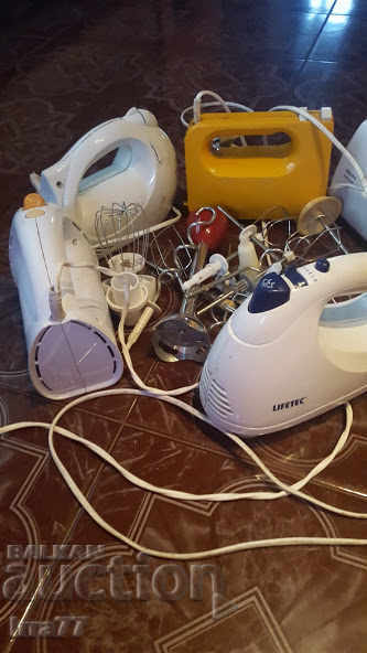 a lot of 5 working mixers with price 45.00 BGN | € 23.01 a lot of 5 working mixers with price 45.00 BGN | € 23.01