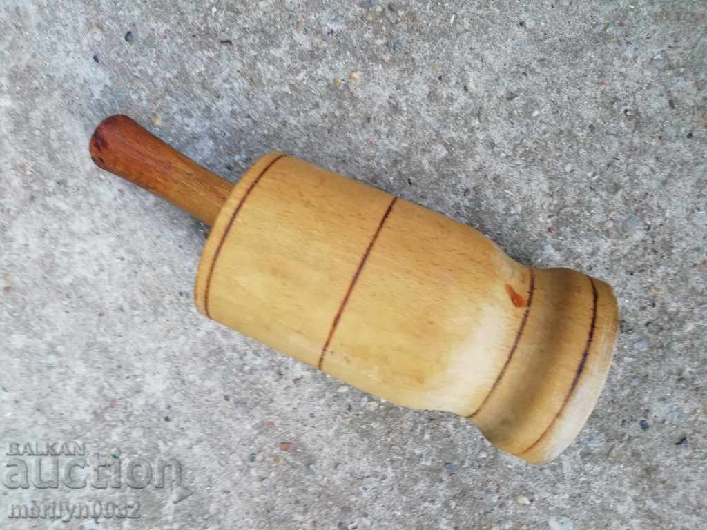 Old wooden mortar with pestle, mortar, pestle, wooden pestle - 7 Old wooden mortar with pestle, mortar, pestle, wooden pestle - 7