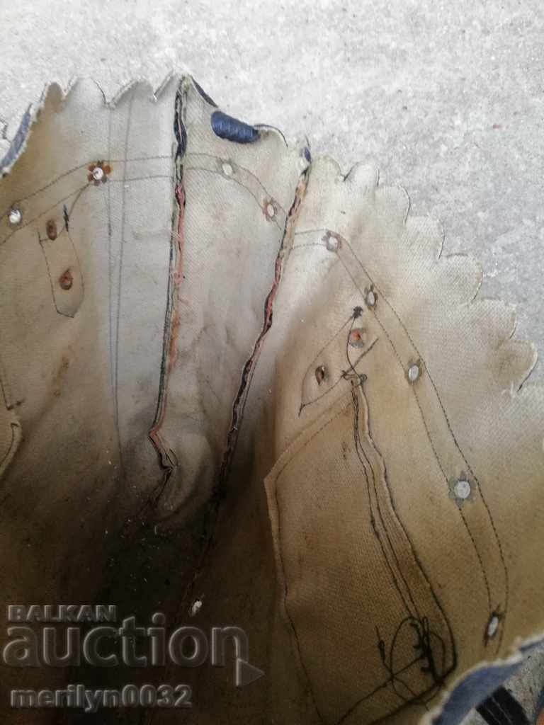 Delivery of An old shopping bag made of a tire after WW2 Delivery of An old shopping bag made of a tire after WW2