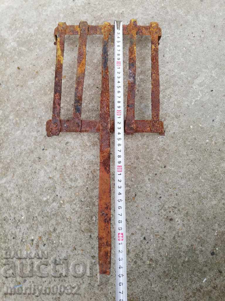 Old hand forged grill, steakhouse, wrought iron - 5