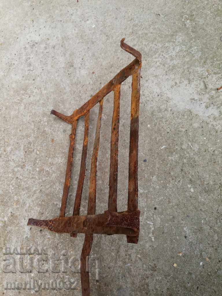 Old hand forged grill, steakhouse, wrought iron - 7