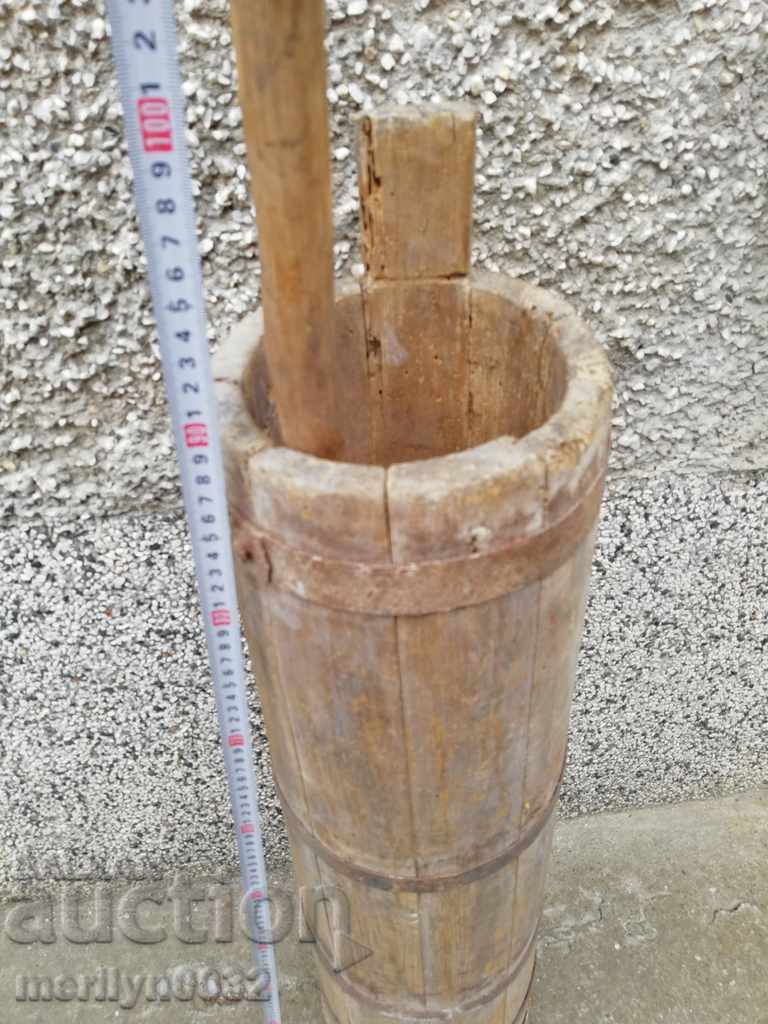 Piston pentru baterea ulei, lemn, lemn - 6