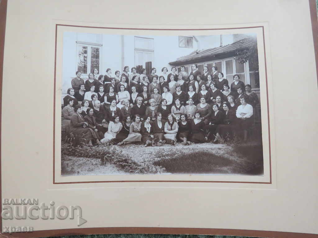 OLD PHOTO - CARDBOARD - LARGE - 0243