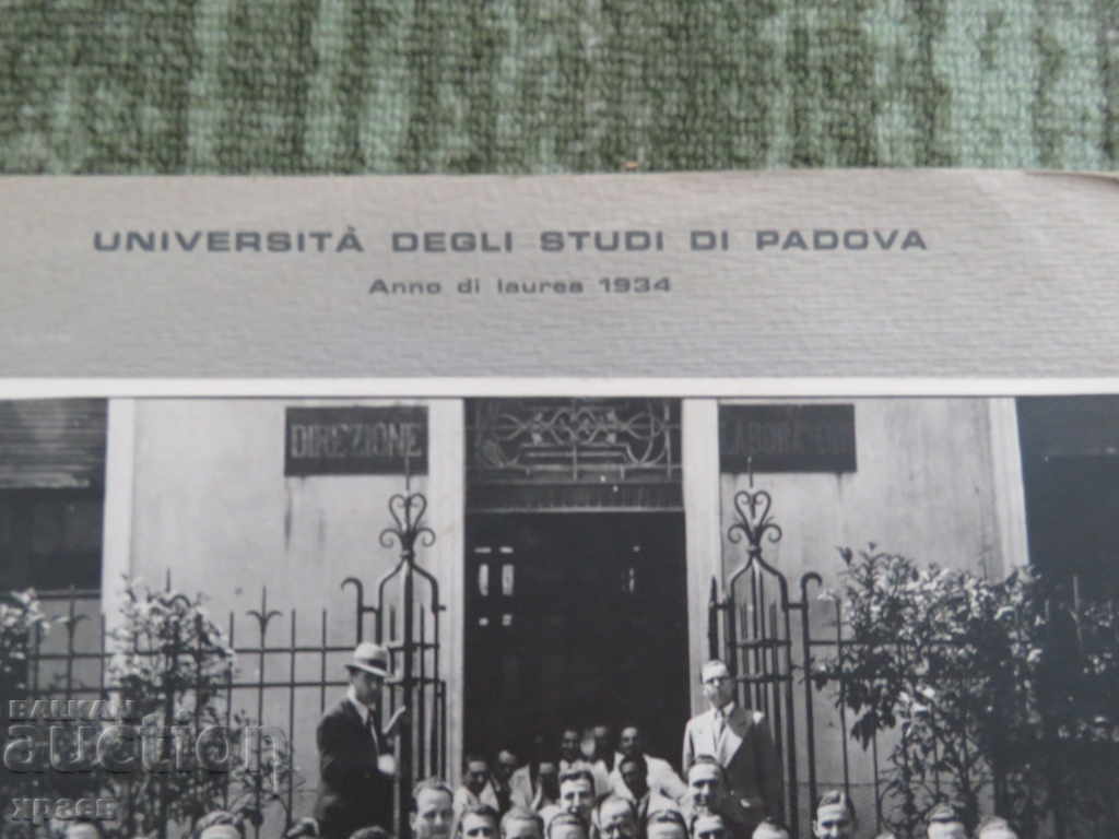 Auction OLD PHOTO - LARGE - UNIVERSITY OF PADUA -1934 - 0251 Auction OLD PHOTO - LARGE - UNIVERSITY OF PADUA -1934 - 0251