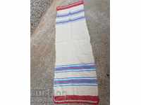 Стара ръчно тъкана кърпа кенар бродерия