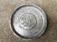 Old copper sakan for wall baker, pan, plate, tass