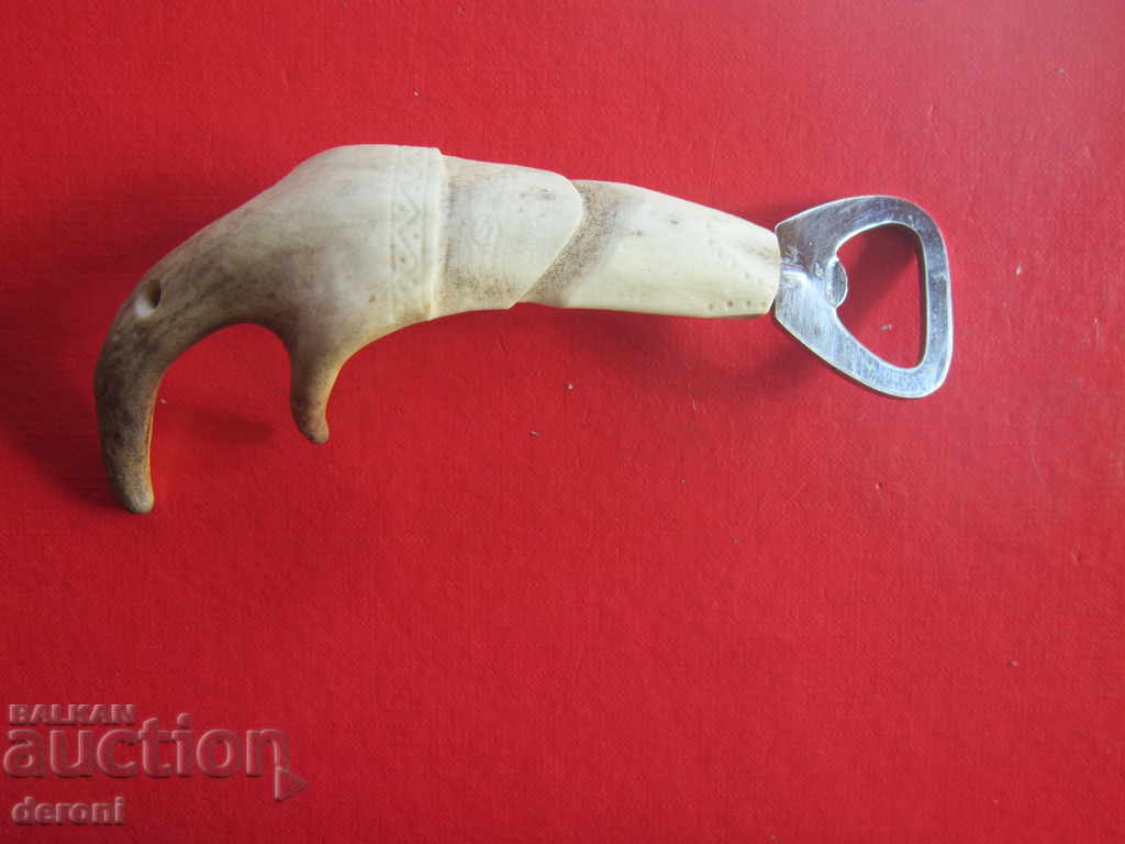 Auction  Unique old Finnish opener horned northern fin