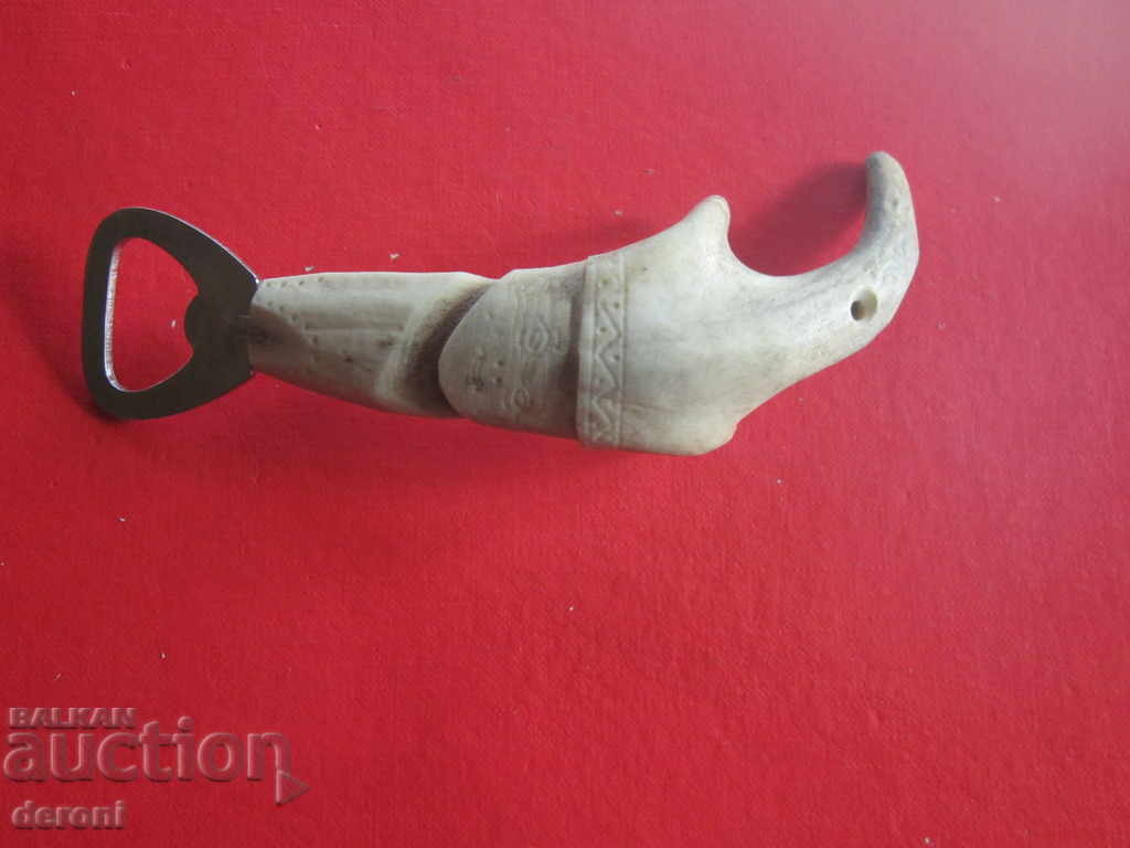 Unique old Finnish opener horned northern fin - 6
