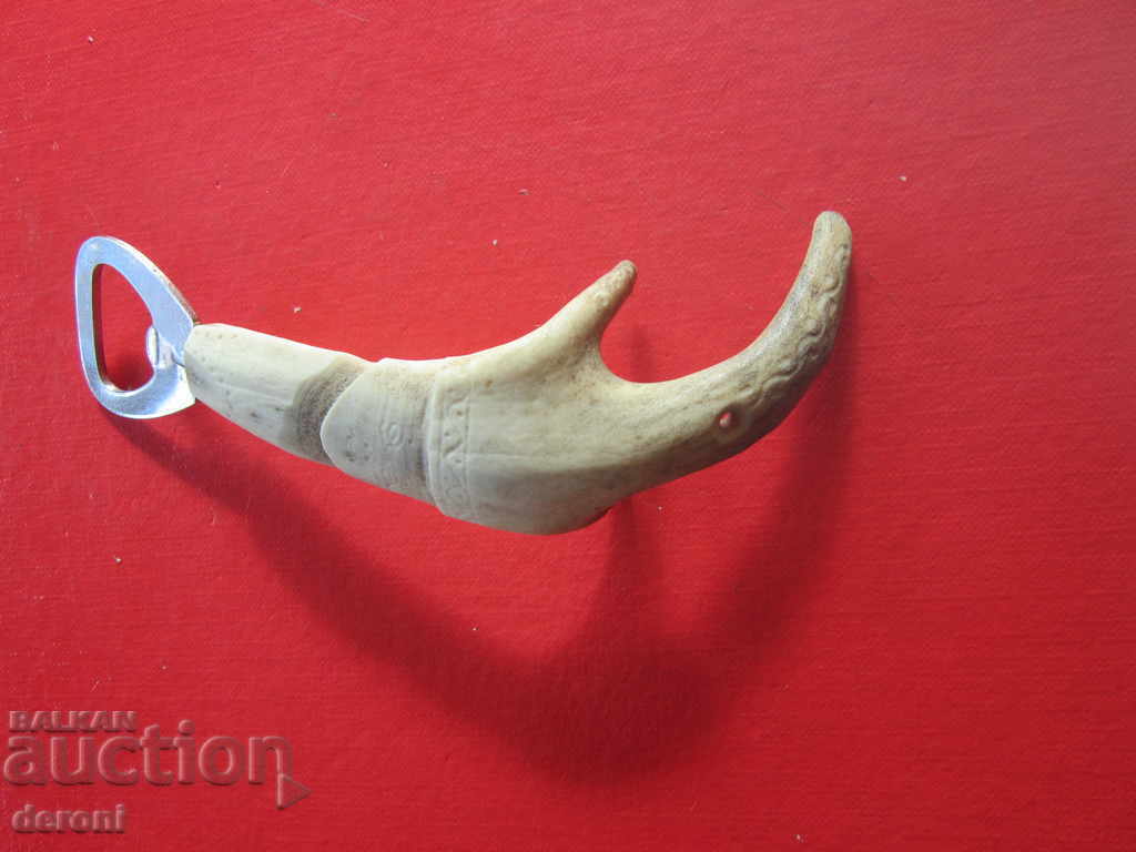 Unique old Finnish opener horned northern fin - 7
