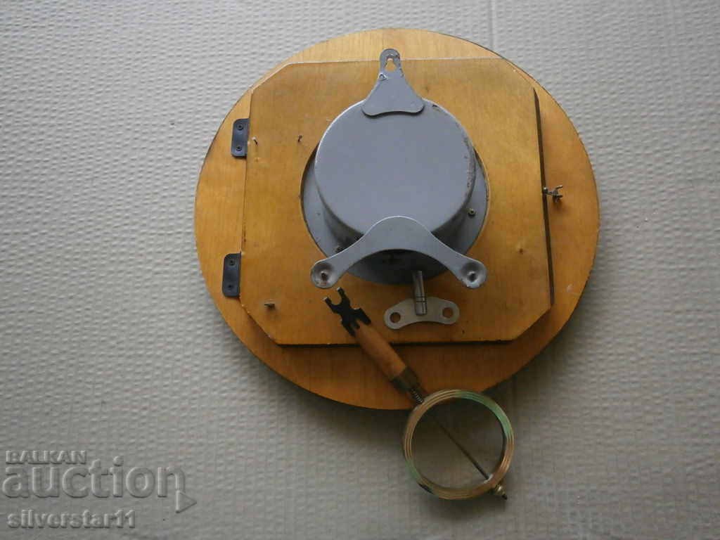 Rare Collect. Russian Mechanical Model Wall Clock Jantar - 6