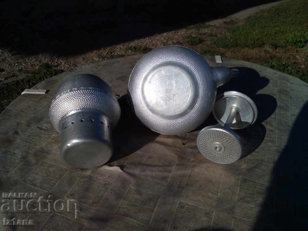 Delivery of Old aluminum teapot Delivery of Old aluminum teapot