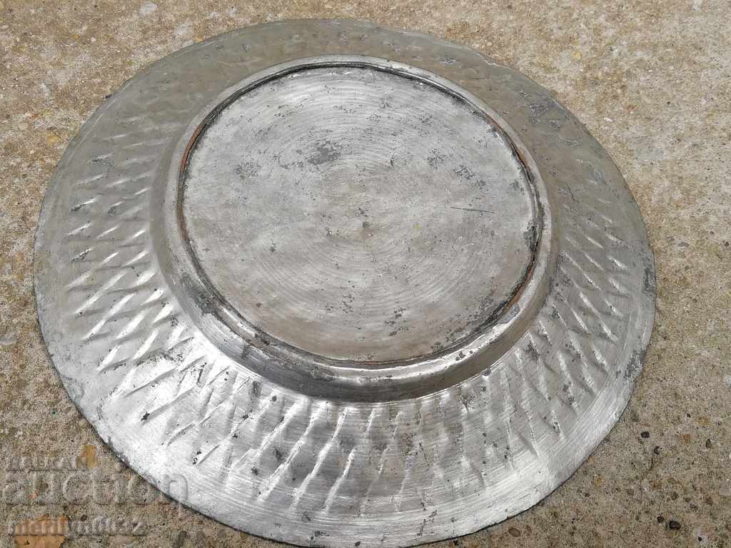 Ancient tin tin, saucer, bowl, tass, copper pot, baker - 6 Ancient tin tin, saucer, bowl, tass, copper pot, baker - 6