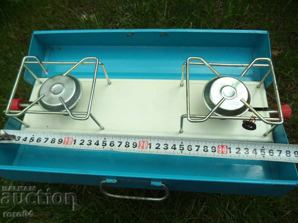 TOURIST DOUBLE GAS STOVE WITH TWO BOTTLES with price 35.00 BGN | € 17.90 TOURIST DOUBLE GAS STOVE WITH TWO BOTTLES with price 35.00 BGN | € 17.90