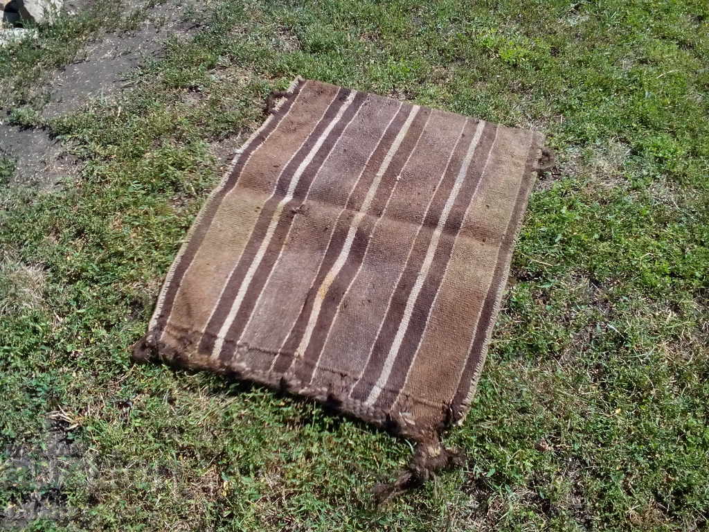 Auction  An old furry bag