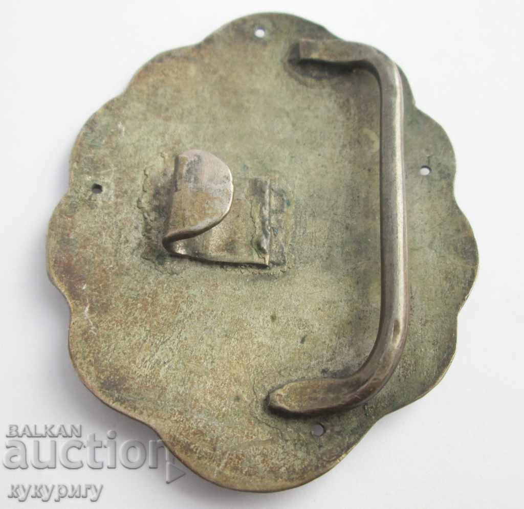 Auction  Ancient Renaissance buckle of silver chopped ethnography