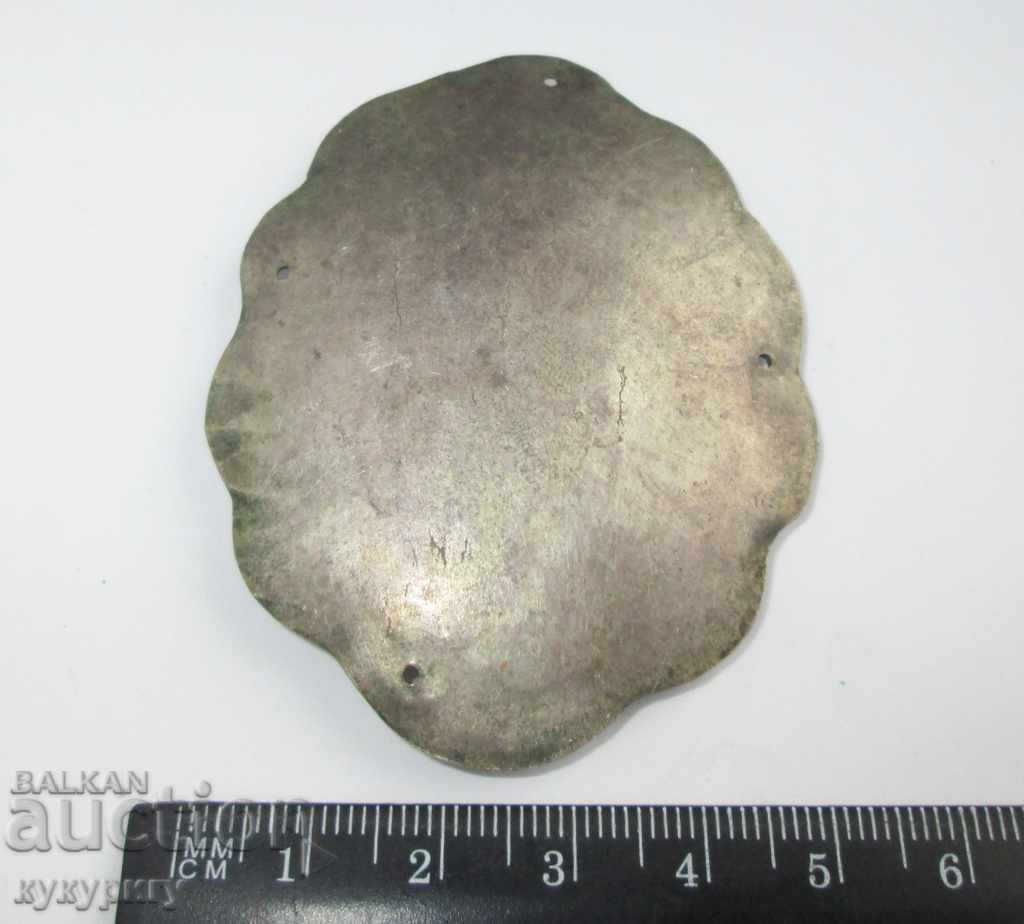 Delivery of Ancient Renaissance buckle of silver chopped ethnography