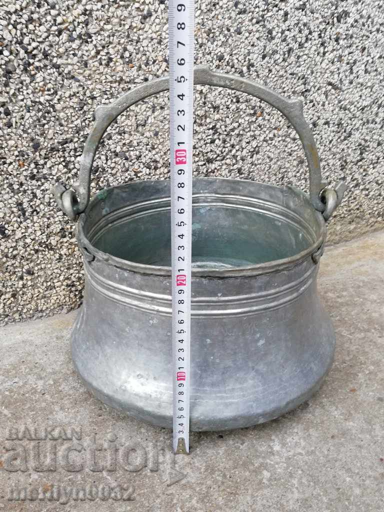 Tinned boiler, baker, water tank, copper copper pot with price 99.00 BGN | € 50.62 Tinned boiler, baker, water tank, copper copper pot with price 99.00 BGN | € 50.62