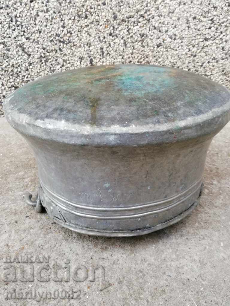 Auction Tinned boiler, baker, water tank, copper copper pot Auction Tinned boiler, baker, water tank, copper copper pot