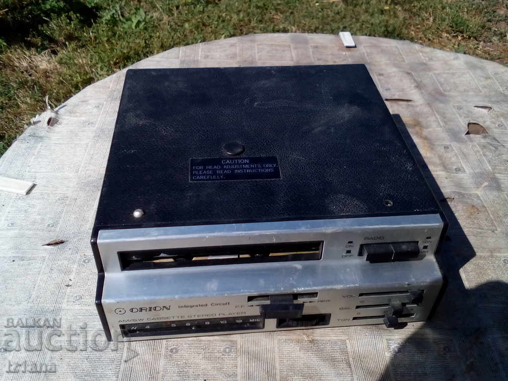 Δημοπρασία Παλιό ραδιόφωνο αυτοκινήτου, ραδιοφωνική κασέτα ORION Δημοπρασία Παλιό ραδιόφωνο αυτοκινήτου, ραδιοφωνική κασέτα ORION