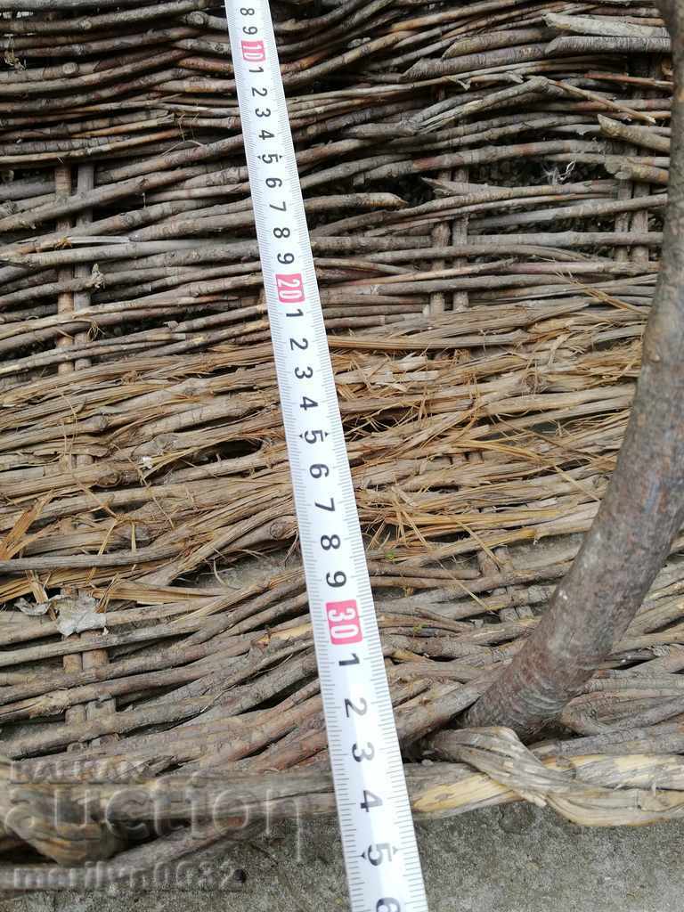 Παλιό ψάθινο καλάθι, ξύλινο - 6 Παλιό ψάθινο καλάθι, ξύλινο - 6