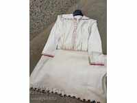 Стара женска риза ръчна бродерия от чеиз кенар носия сукман