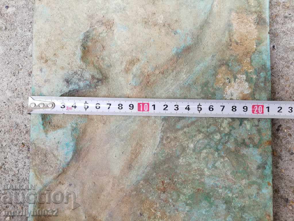 Commemorative plaque Maritime agreement bas-relief plate brass figure - 5 Commemorative plaque Maritime agreement bas-relief plate brass figure - 5