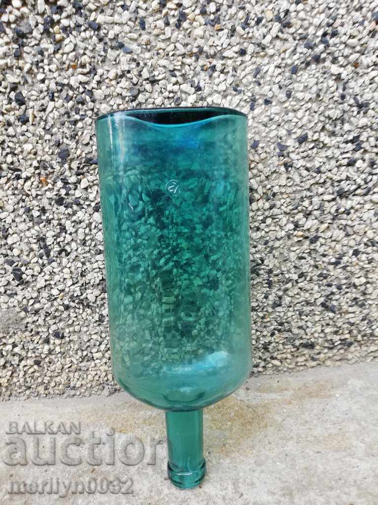 Auction Old blue bottle 1 liter BIG bottle Auction Old blue bottle 1 liter BIG bottle