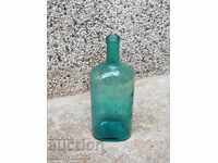 Old blue bottle 1 liter LARGE bottle