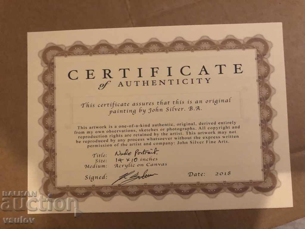 Picture girl woman sexy naked nude act acrylic with price 209.99 BGN | € 107.37