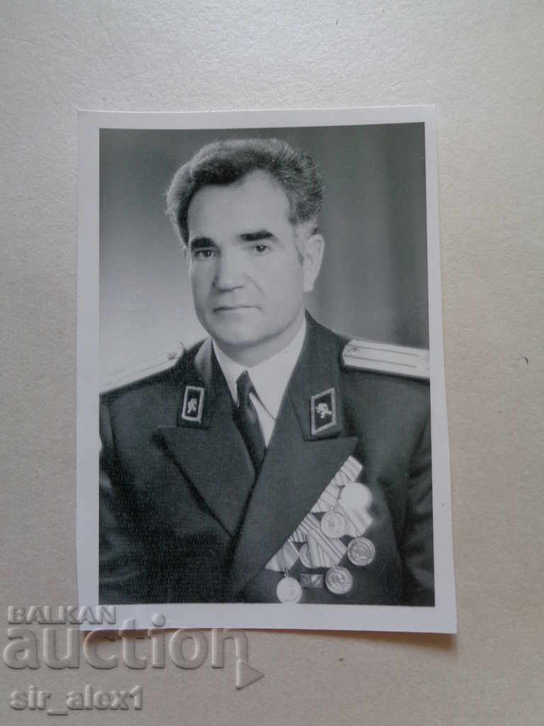 Photo - Military with orders - 10x7 cm.
