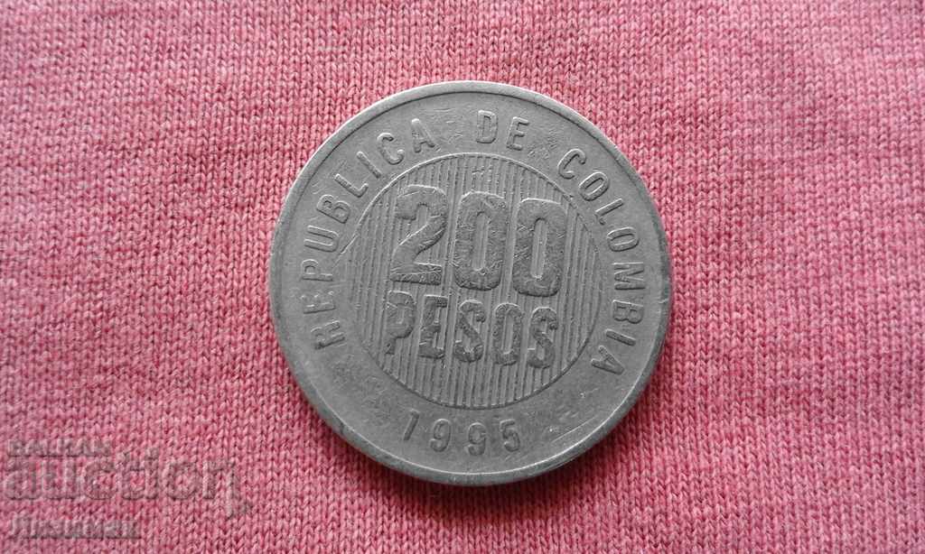 200 песос 1995 г. Колумбия
