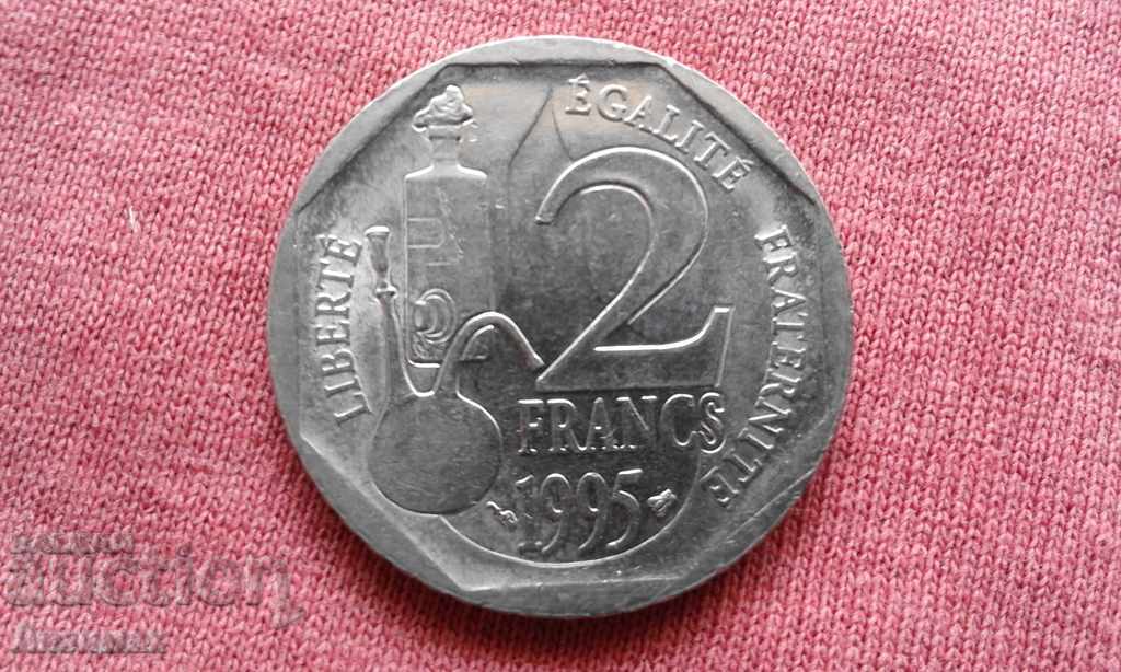2 francs 1995 France - JUBILEE, RARE