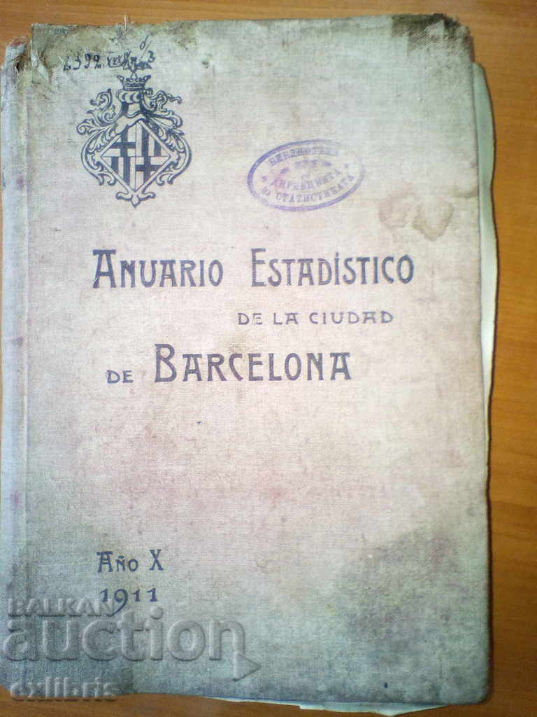 Anuario Estadistico de la ciudad de Barcelona  1911