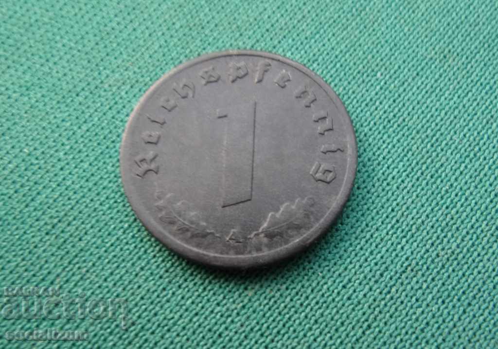 Γερμανία III Ράιχ 1 Pfennig 1944 UNC - 5