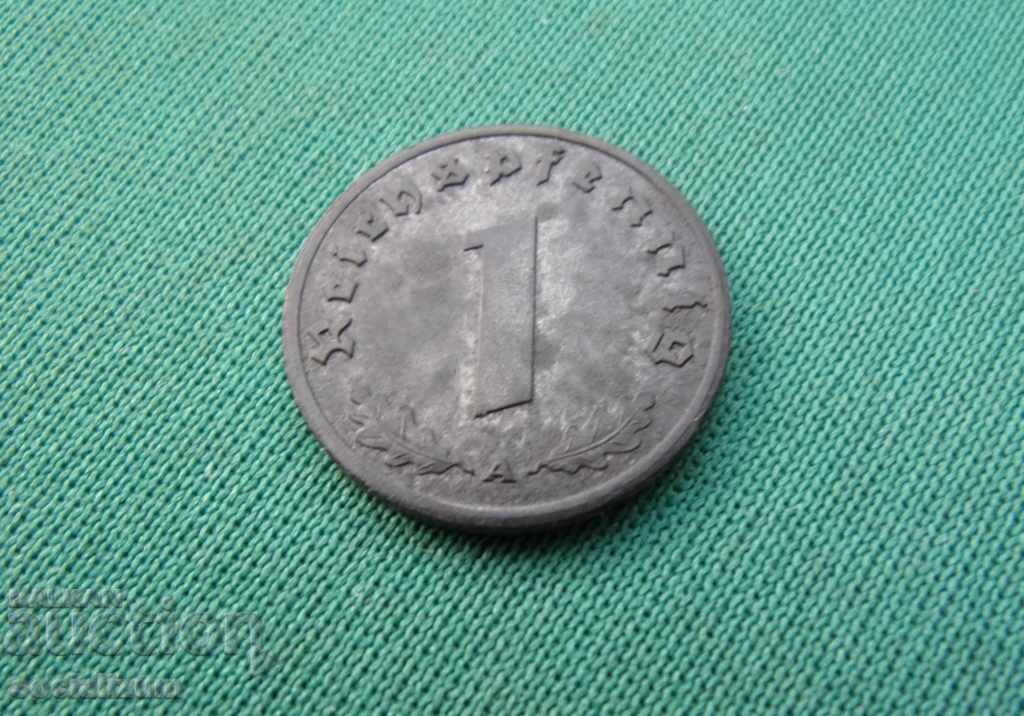 Γερμανία III Ράιχ 1 Pfennig 1945 UNC - 5