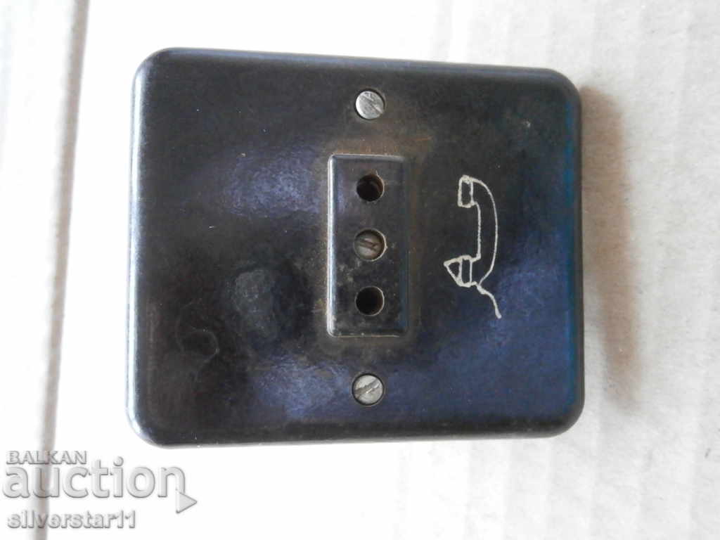 old bakelite phone contact - 7 old bakelite phone contact - 7