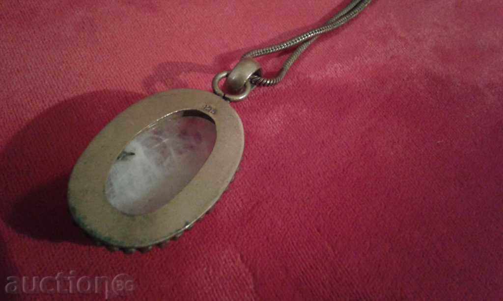 Necklace with lunar stone - 5